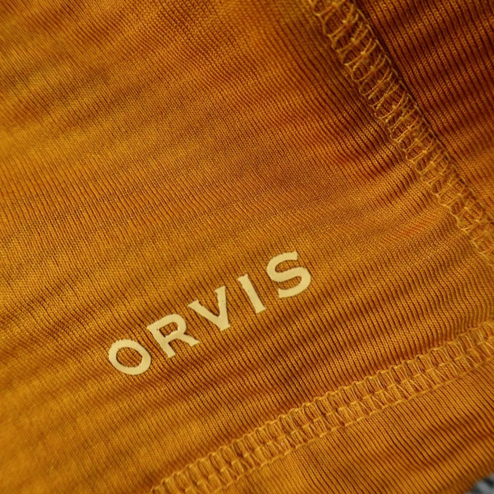 Orvis Orvis Jacket Mens S Orange Full Zip Waffle Knit Grid Fleece Hiking Outdoor Top Size US S / EU 44-46 / 1 - 4 Thumbnail