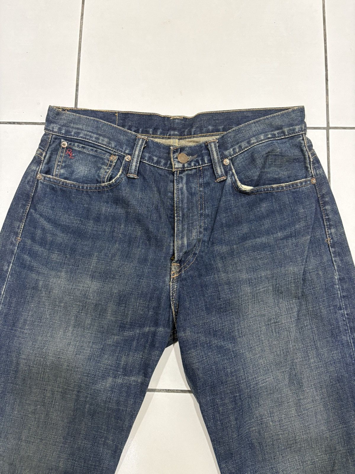 Polo Ralph Lauren crazy vintage y2k polo ralph lauren baggy jeans Size US 31 - 4 Thumbnail