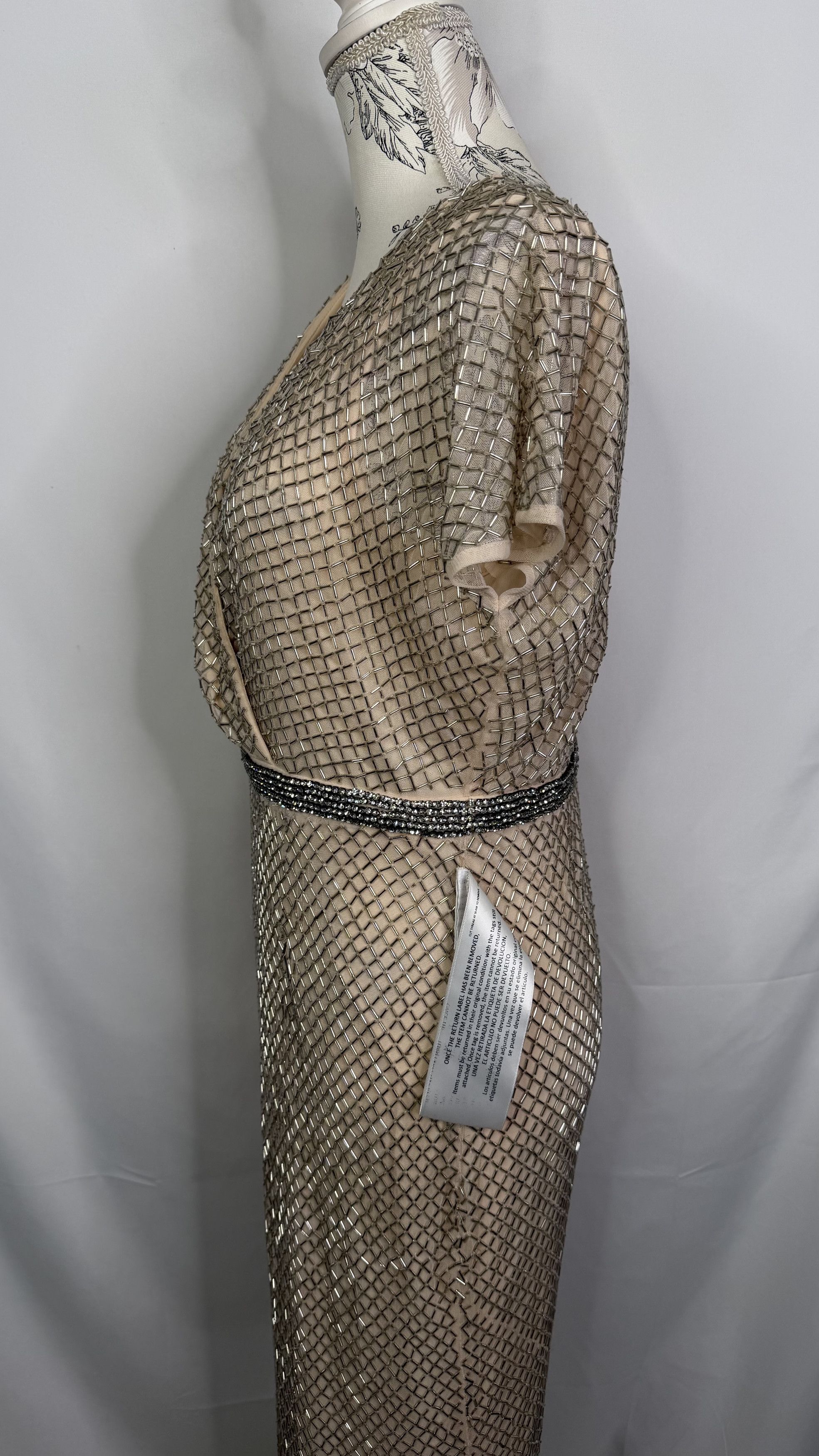 Mac Duggal Mac Duggal Beaded V-Neck Gown Dress flawed NWT Size M / US 6-8 / IT 42-44 - 11 Thumbnail