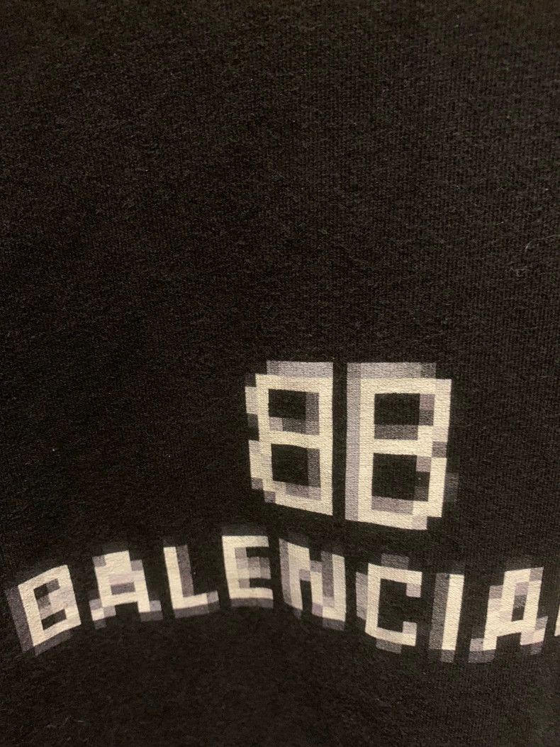 Other Balenciaga Mosaic Black Short Sleeve T-Shirt Size US S / EU 44-46 / 1 - 2 Thumbnail