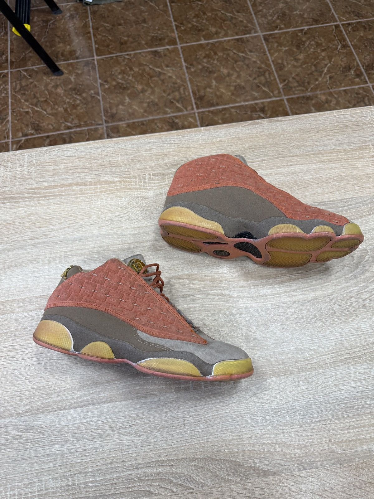 CLOT × Jordan Brand 🇺🇸 CLOT x Air Jordan 13 Retro NRG Low Terracotta US 8.5 Size US 8.5 / EU 41-42 - 2 Thumbnail