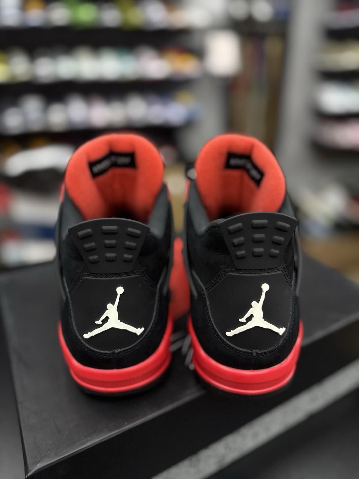 Jordan Brand Air Jordan 4 Retro “Red Thunder” USED Size 10.5 OG ALL Size US 10.5 / EU 43-44 - 8 Thumbnail
