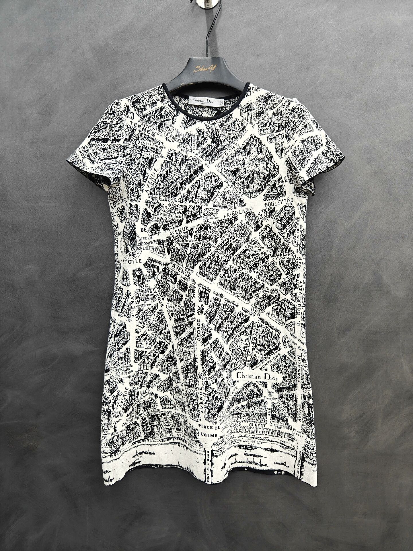Dior Dior 24 Paris Map Short Dress Size US XS / EU 42 / 0 - 1 Thumbnail