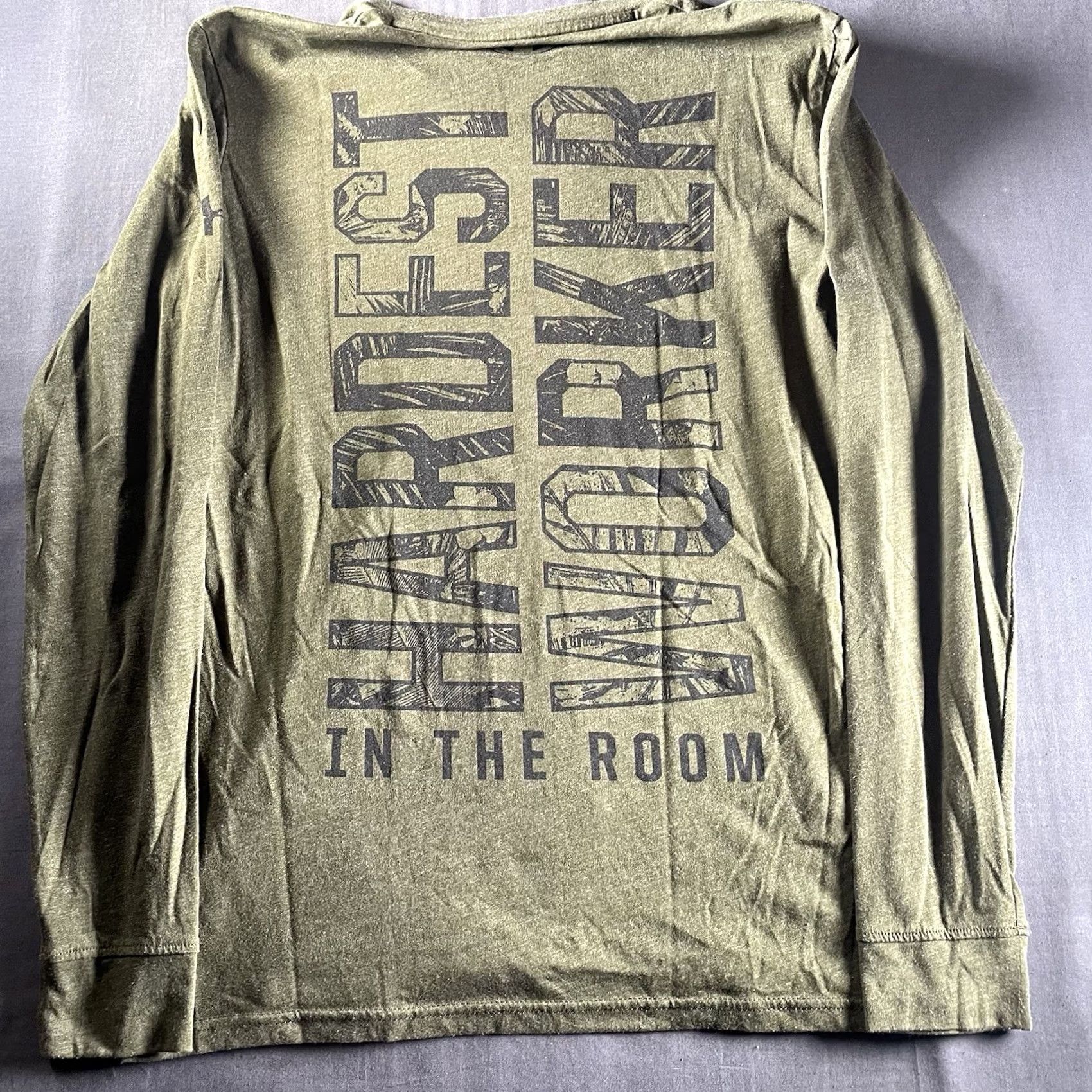 Under Armour Under Armour Project Rock Shirt Mens S Green Long Sleeve Crew Neck BSR Blood Sweat Respect HeatGear Size US S / EU 44-46 / 1 - 8 Thumbnail