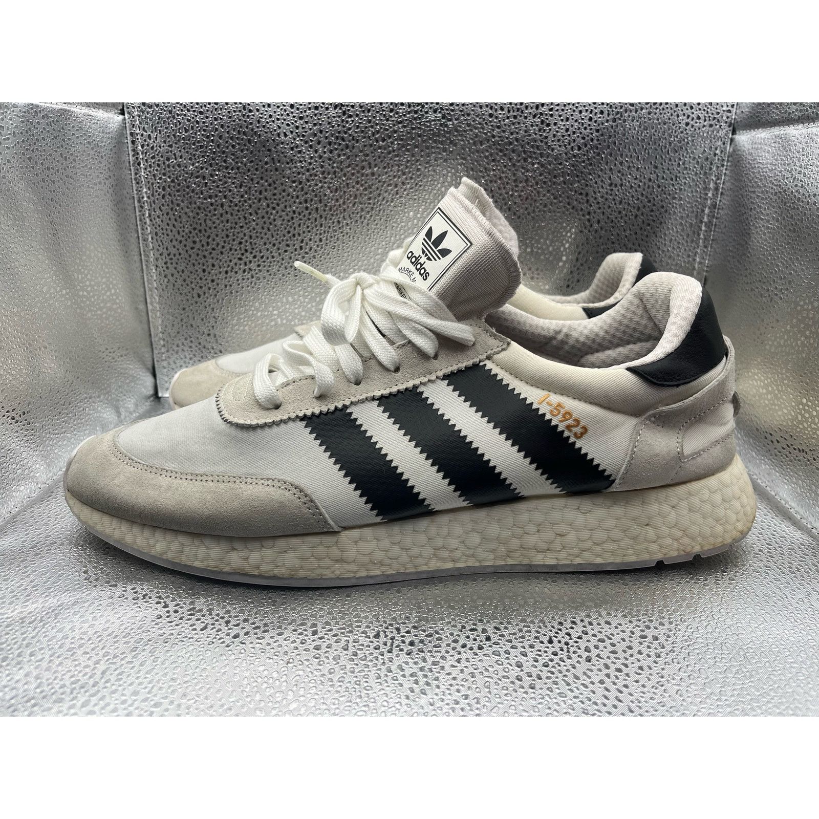 Adidas Adidas I-5923 Originals White Black Mens 13 Size US 13 / EU 46 - 2 Thumbnail