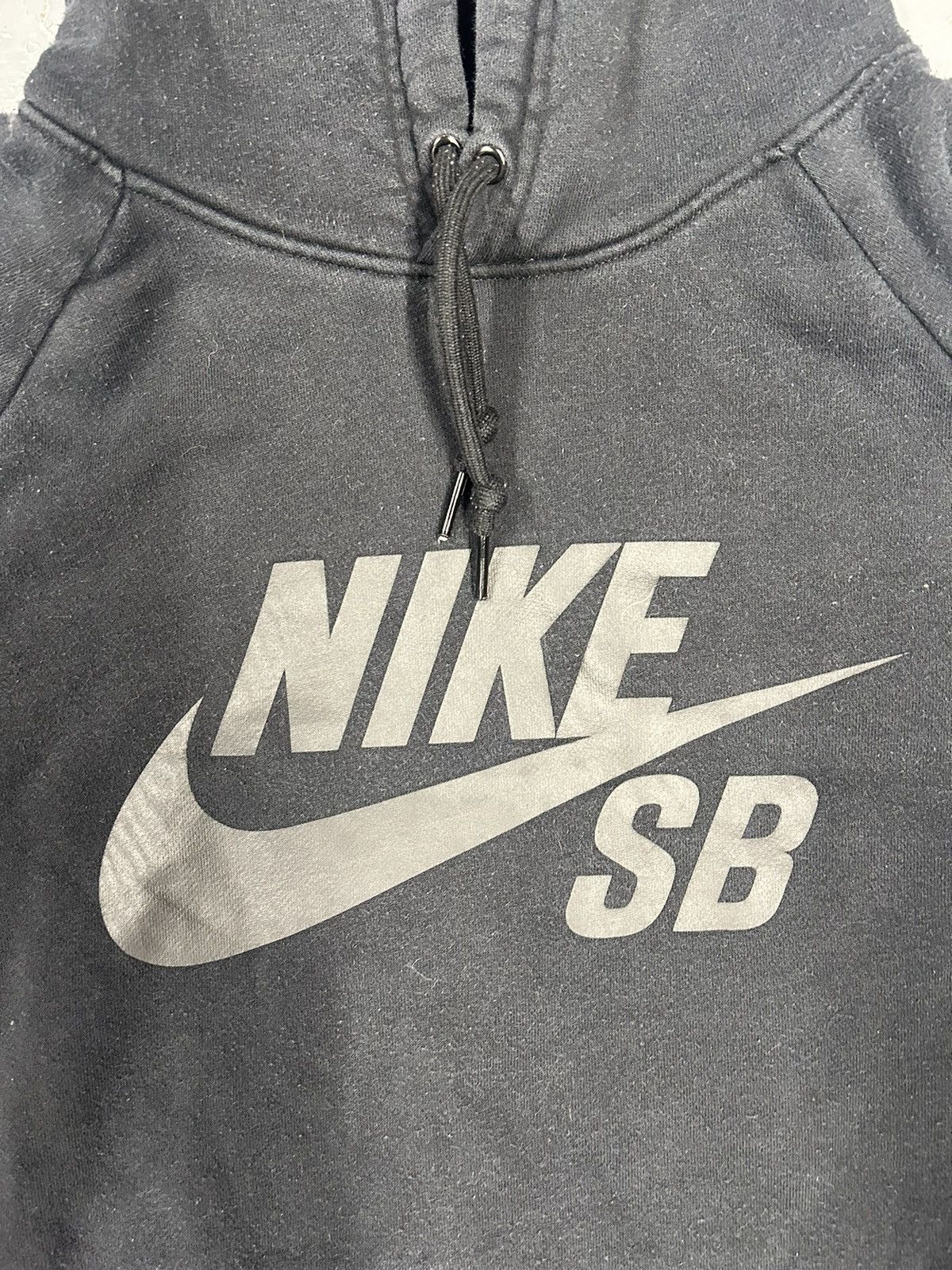 Nike × Vintage Crazy Vintage Y2K Black Nike SB Pullover Hoodie Sweatshirt Size US M / EU 48-50 / 2 - 2 Thumbnail