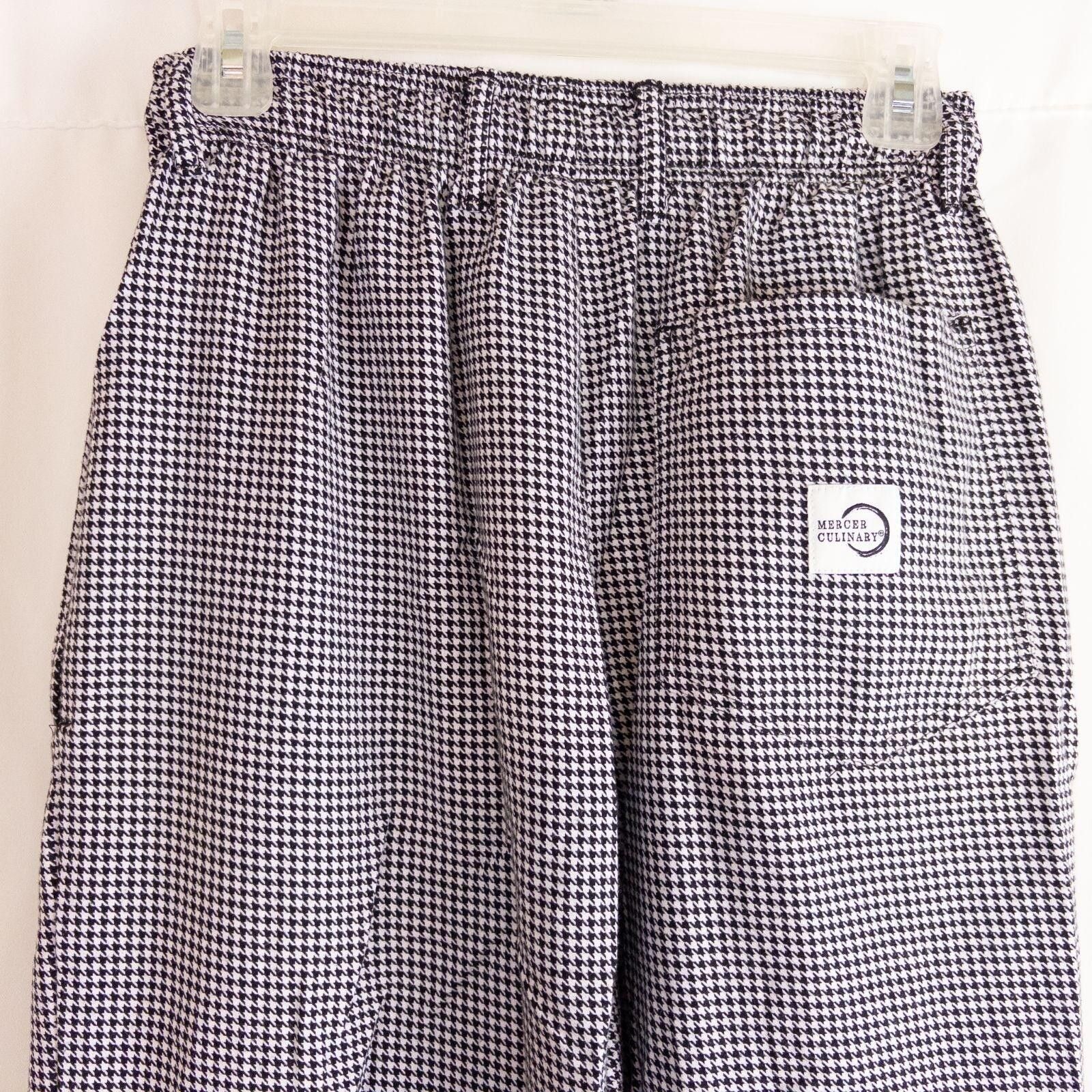 Other Mercer Culinary Black White Houndstooth Pants Womens Small Size 28" / US 6 / IT 42 - 7 Thumbnail