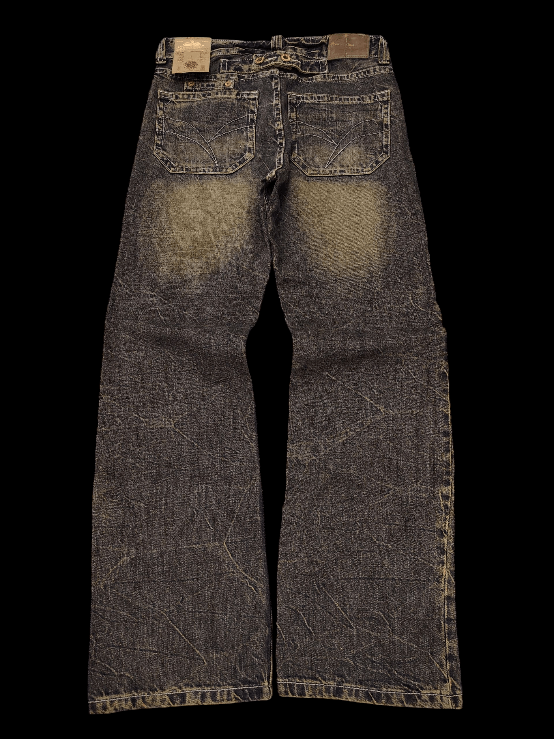 Hysteric Glamour 💥Insane💥 R>>> Jeans RH193 Mud Wash Flared Jeans Size US 31 - 2 Thumbnail