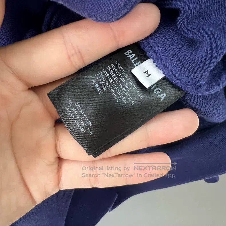 Balenciaga Balenciaga Purple Small Logo Hoodie Size US M / EU 48-50 / 2 - 5 Thumbnail