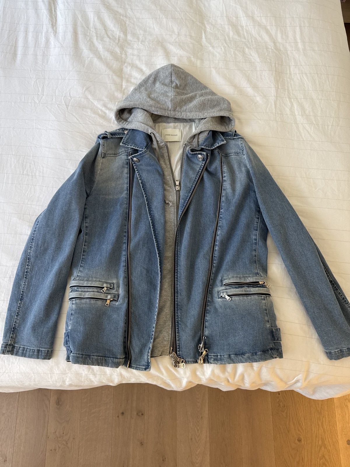 Balmain Denim Zipper Jacket