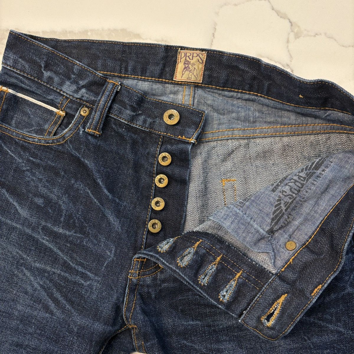 Prps PRPS Rambler Japanese Selvedge Denim Jeans Size US 30 / EU 46 - 7 Thumbnail