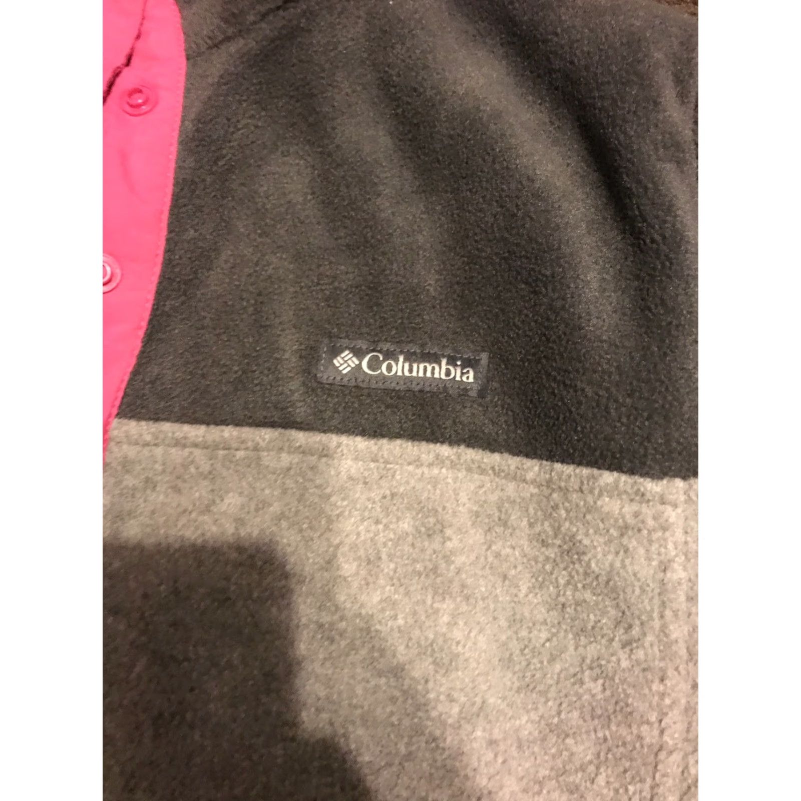 Vintage Columbia Sweater Womens XL Long Sleeve 1/4 Button Pullover Fleece Outdoors Gray Regular Raglan Sleeve Nylon? Size XL / US 12-14 / IT 48-50 - 2 Thumbnail
