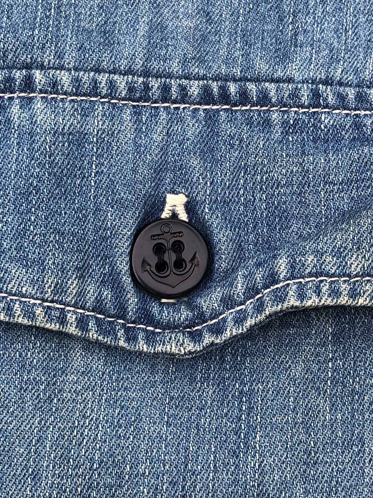Orslow Orslow Hoodie Denim Shirt Size US M / EU 48-50 / 2 - 10 Thumbnail