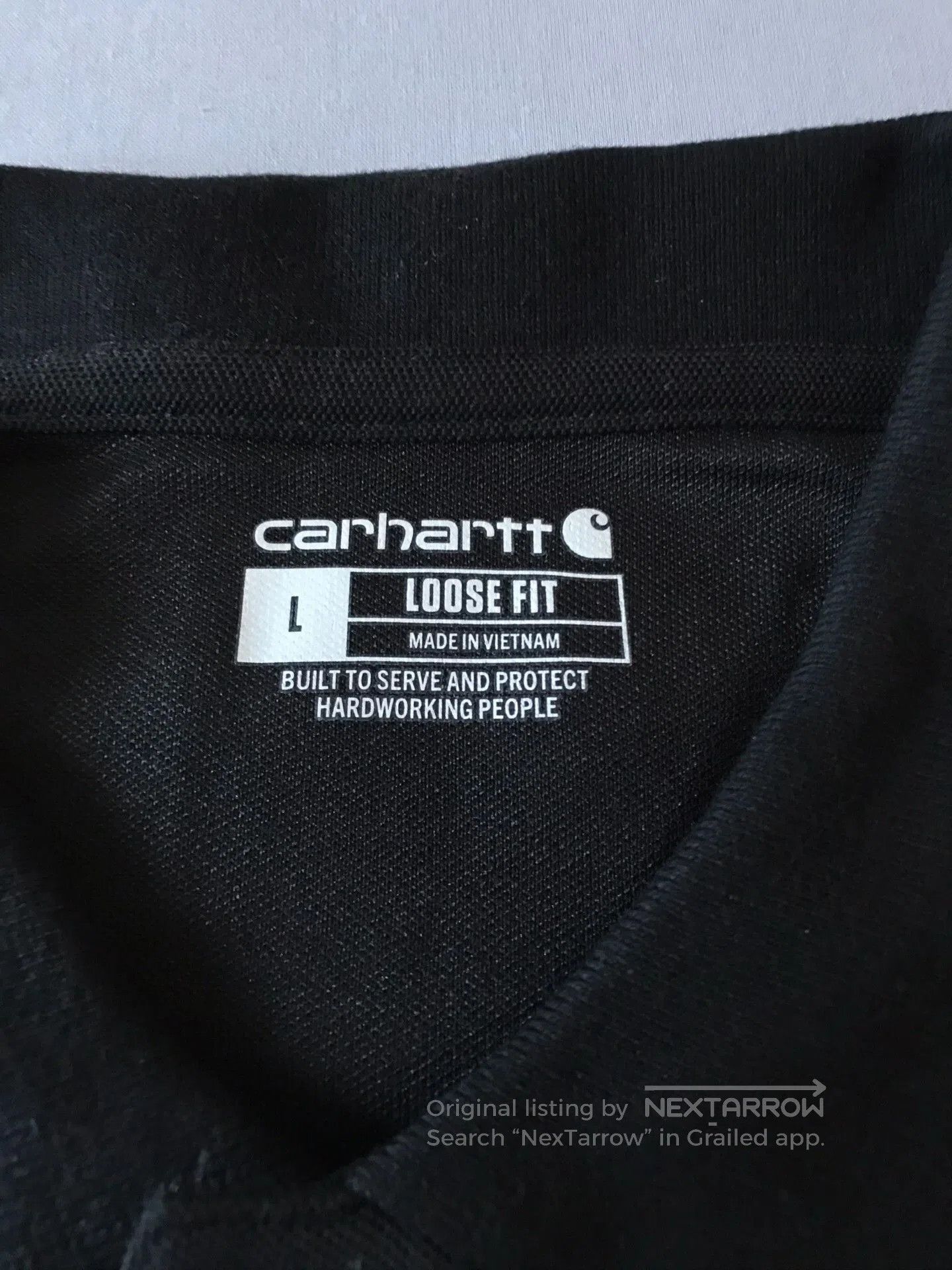 Carhartt Carhartt K570 Black Short Sleeve Polo. Size US L / EU 52-54 / 3 - 6 Thumbnail