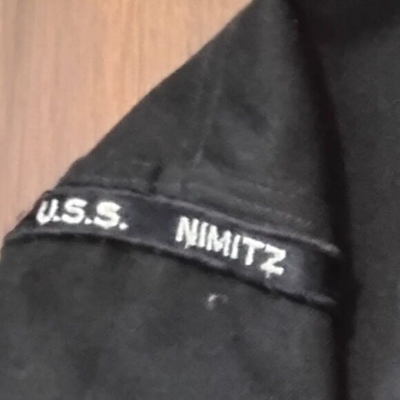 Other Vintage WW2 Navy USA Uniform Jumper Shirt U.S.S. Nimitz Size US L / EU 52-54 / 3 - 3 Thumbnail