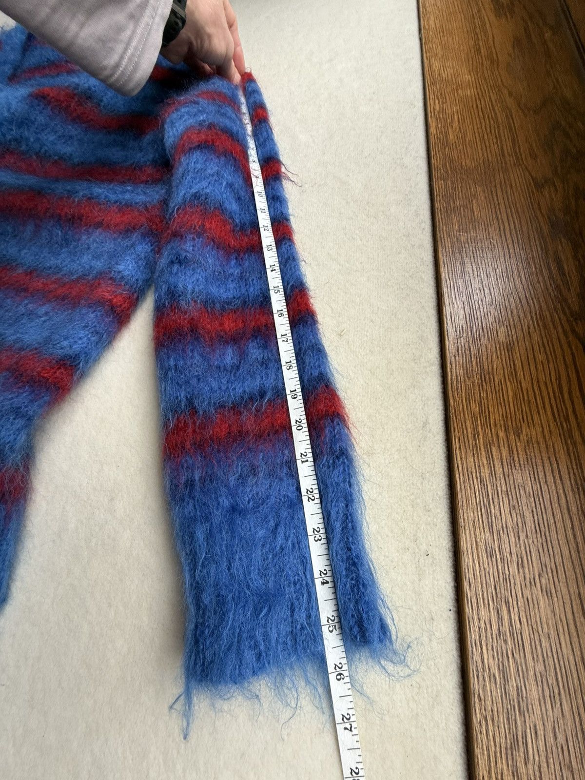 Marni FW19 Marni most wanted blue red cardigan Harry Styles M XL Size US M / EU 48-50 / 2 - 6 Thumbnail