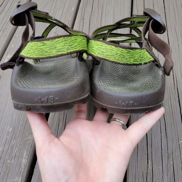 Chaco ZX/2 Unaweep Aztec Brown Green Classic Strappy Vibram
