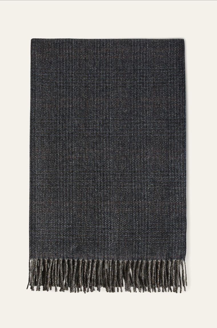 Loro Piana o1srvl11e0325 FAN4016 Size: OS / Sciarpa Scarf in Dark Grey Size ONE SIZE - 1 Preview