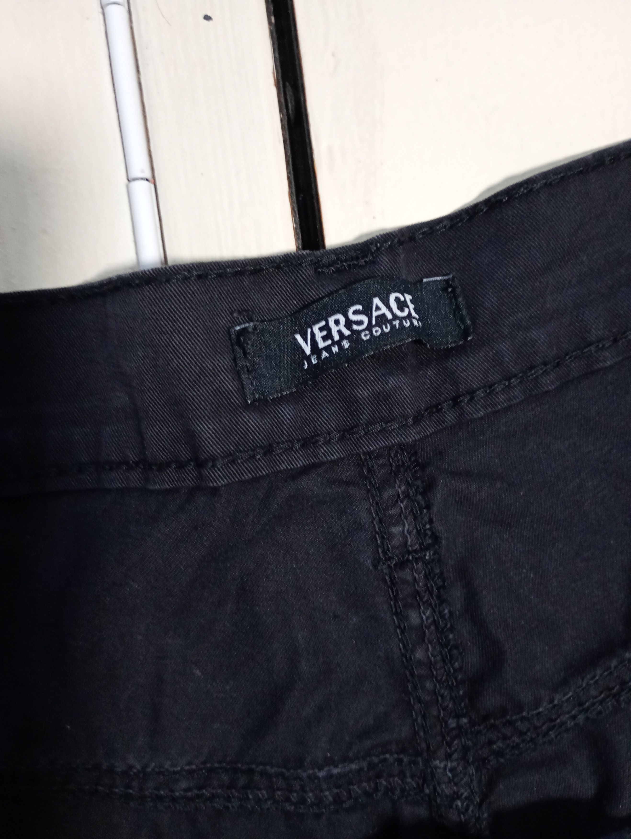 Designer × Versace Jeans Couture Versace Jeans Couture Black Jeans Size US 38 / EU 54 - 8 Thumbnail
