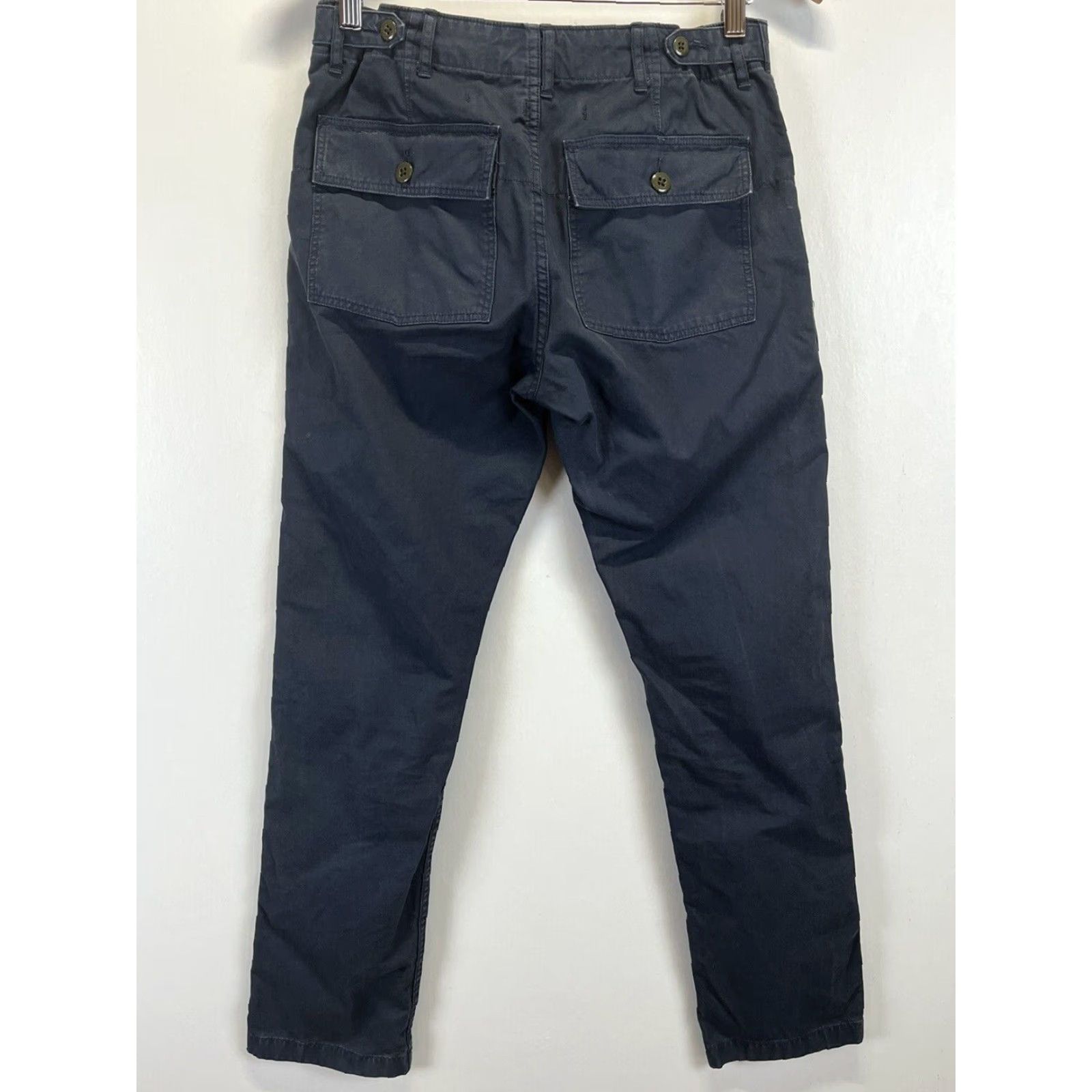 J.Crew J. Crew Chino Pants Straight Leg Mens Navy Blue 28 x 32 Size US 28 / EU 44 - 2 Thumbnail