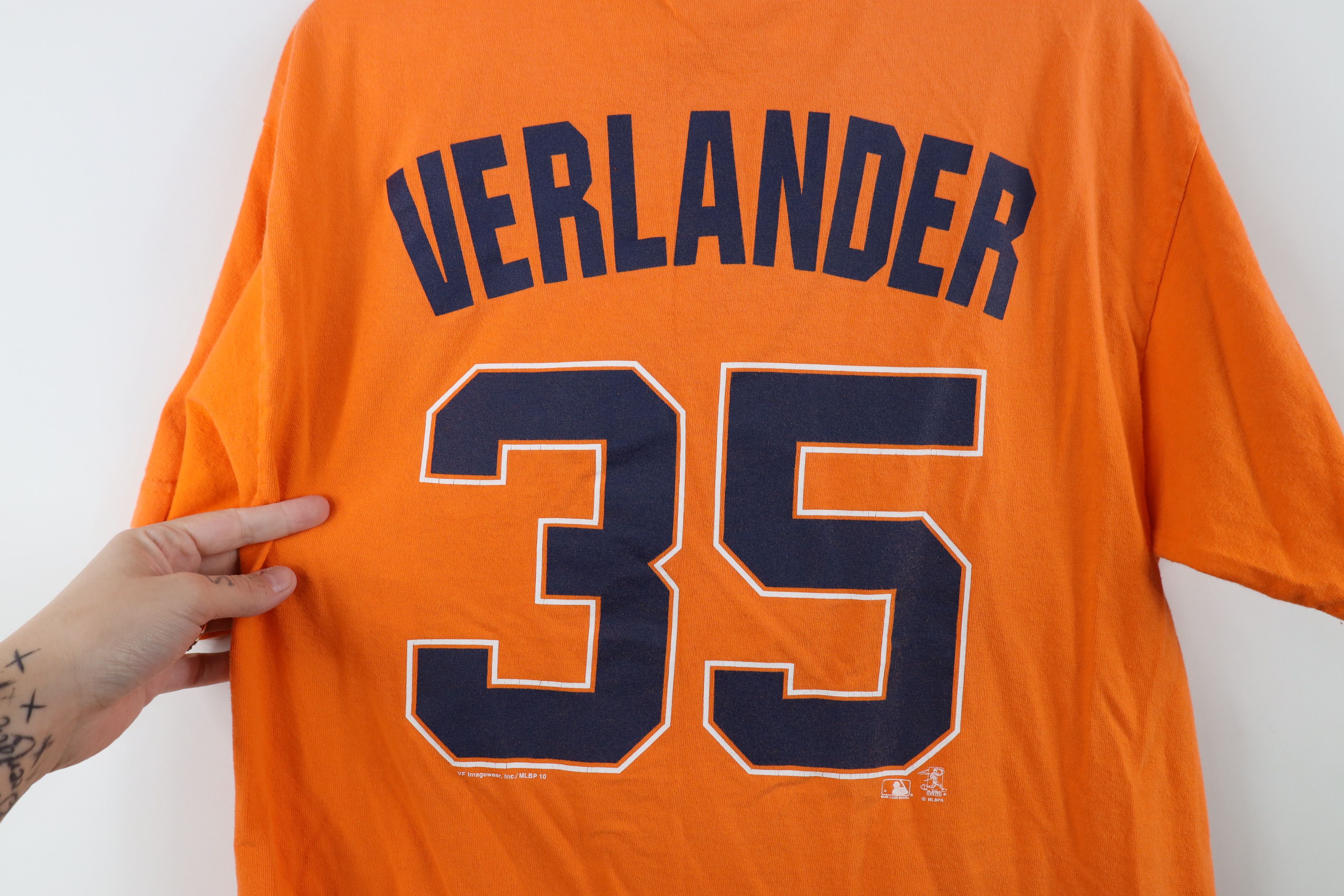 Vintage Vintage Verlander Detroit Tigers Baseball Jersey T-Shirt Size US M / EU 48-50 / 2 - 13 Thumbnail