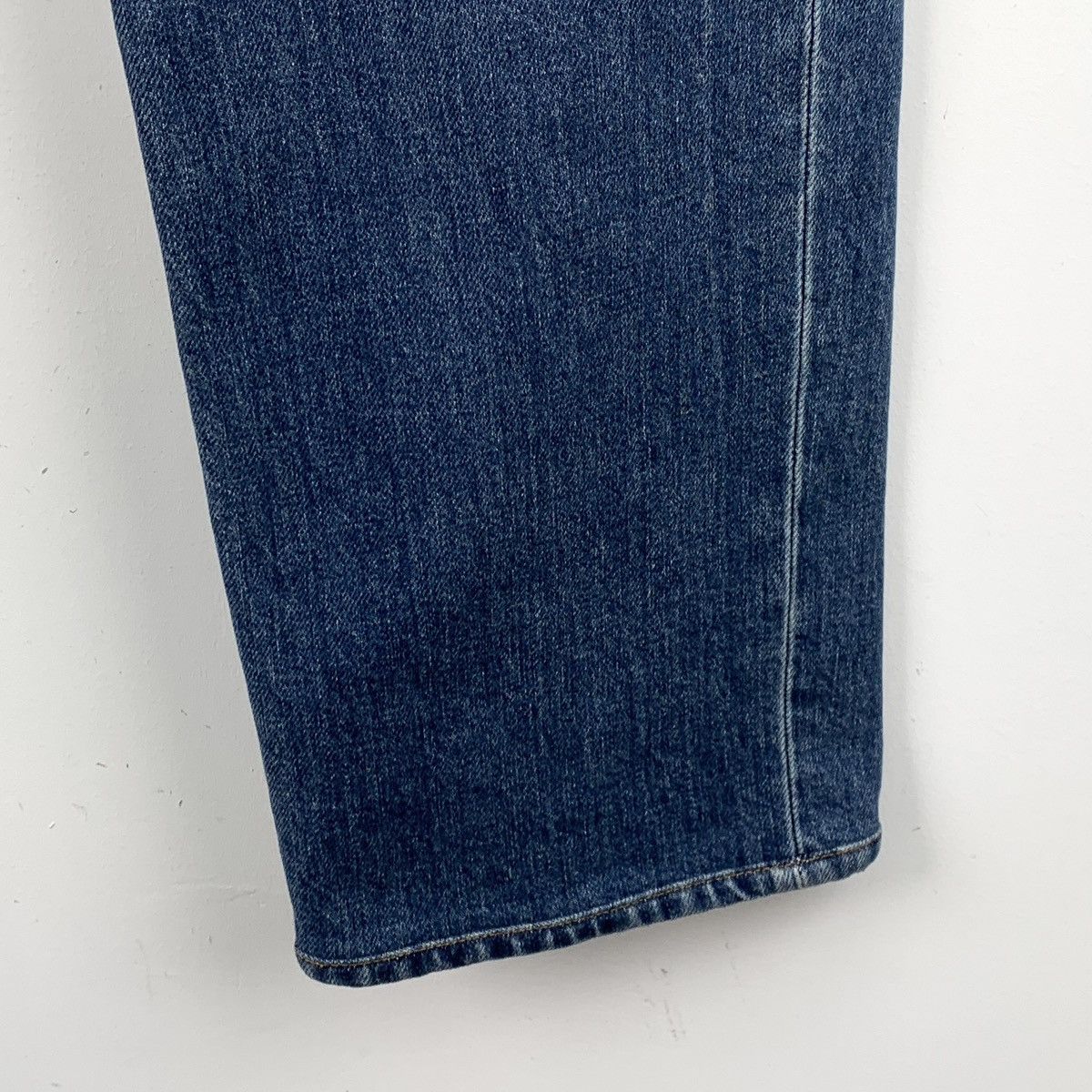 Bottega Veneta Bottega Veneta Blue Leather Patch Denim Pants K26WX Size 34" / US 12 / IT 48 - 4 Thumbnail