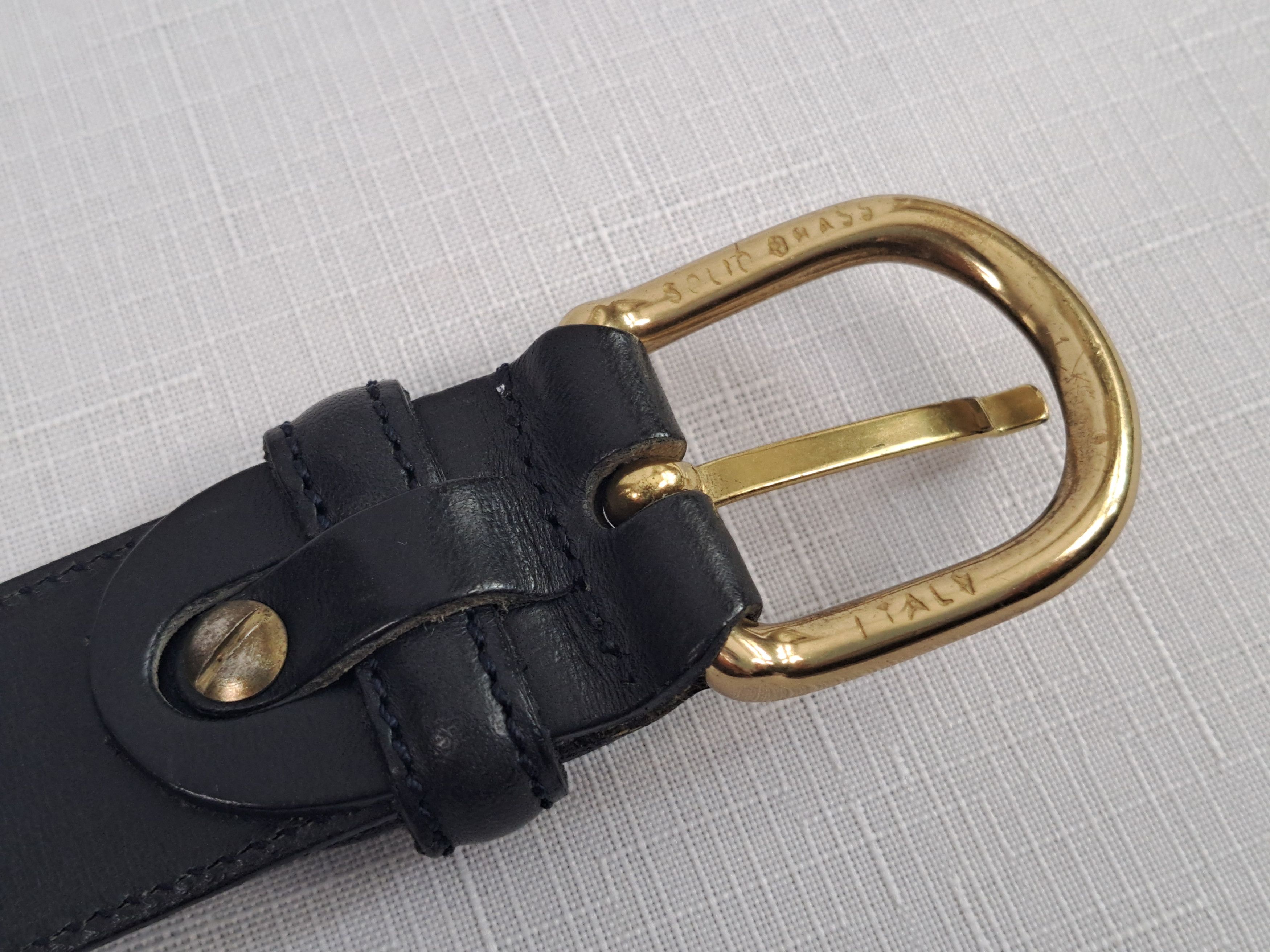 Paul & Shark × Vintage Paul & Shark Yachting vintage leather belt. Size ONE SIZE - 10 Thumbnail