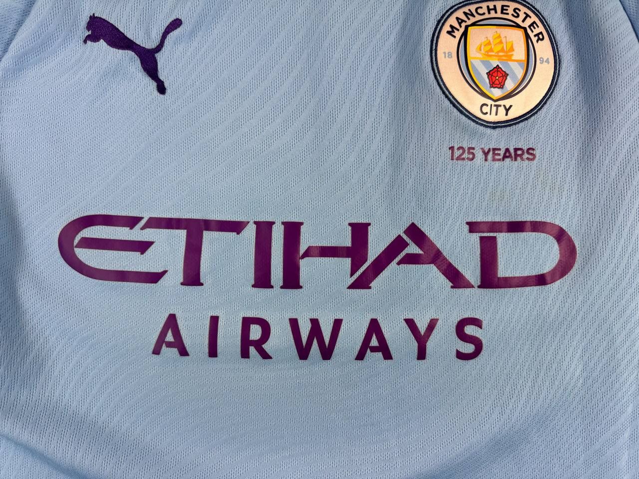 Puma Manchester City Puma Home Jersey 125 Years Long 2019/20 Sz S Size US S / EU 44-46 / 1 - 4 Thumbnail