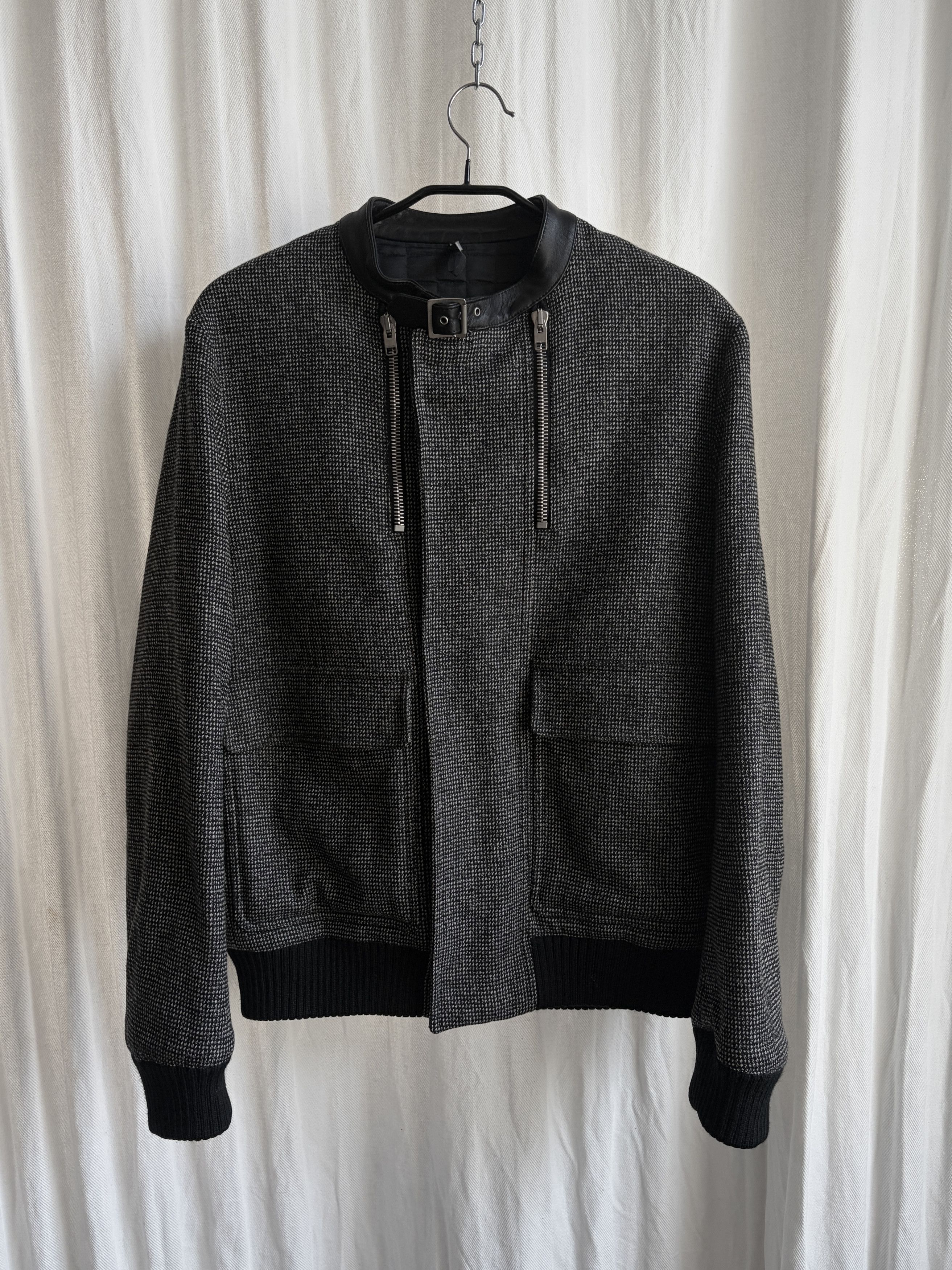 Dior AW07 Navigate Houndstooth Wool Jacket Size US M / EU 48-50 / 2 - 1 Thumbnail