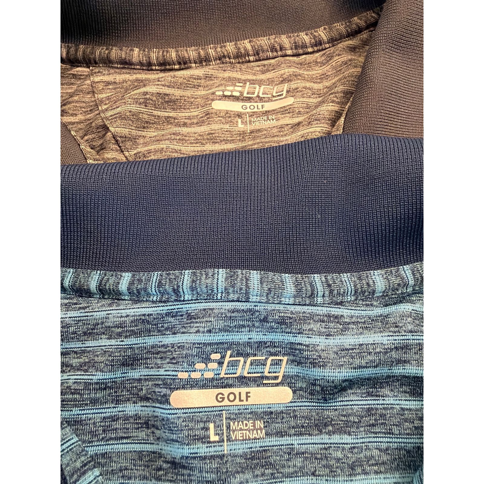Other bcg golf 2 polo's, one blue, one gray LG Size US L / EU 52-54 / 3 - 3 Thumbnail