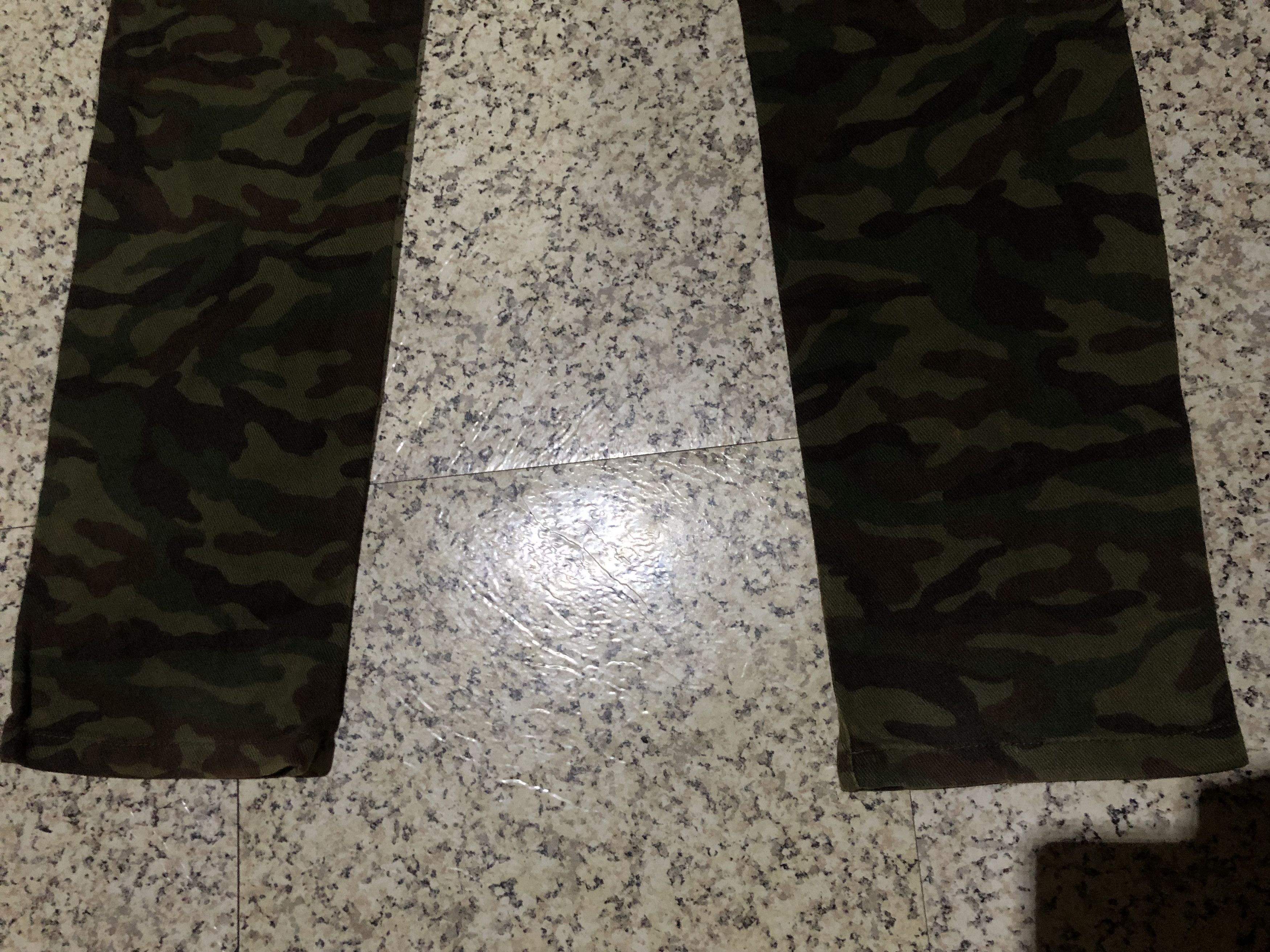 Japanese Brand Vintage Y2K SUPER LOVERS TOKYO "NEW WAVE" Camouflage Jeans Size 29" - 11 Thumbnail