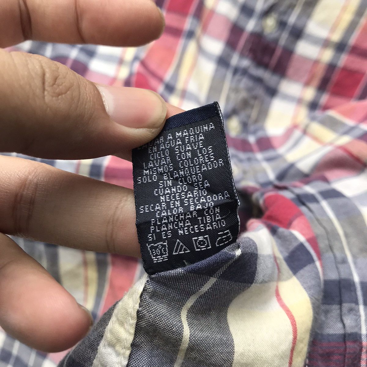 Polo Ralph Lauren × Ralph Lauren × Vintage Vintage Ralph Lauren Polo Jeans Co madrass tartan shirt Size US L / EU 52-54 / 3 - 10 Thumbnail