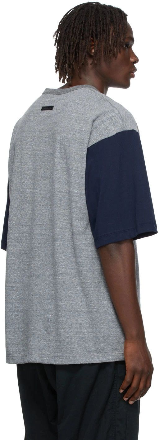Fear of God o1y0125 T-Shirt in Grey/Navy Blue Size US XS / EU 42 / 0 - 3 Thumbnail