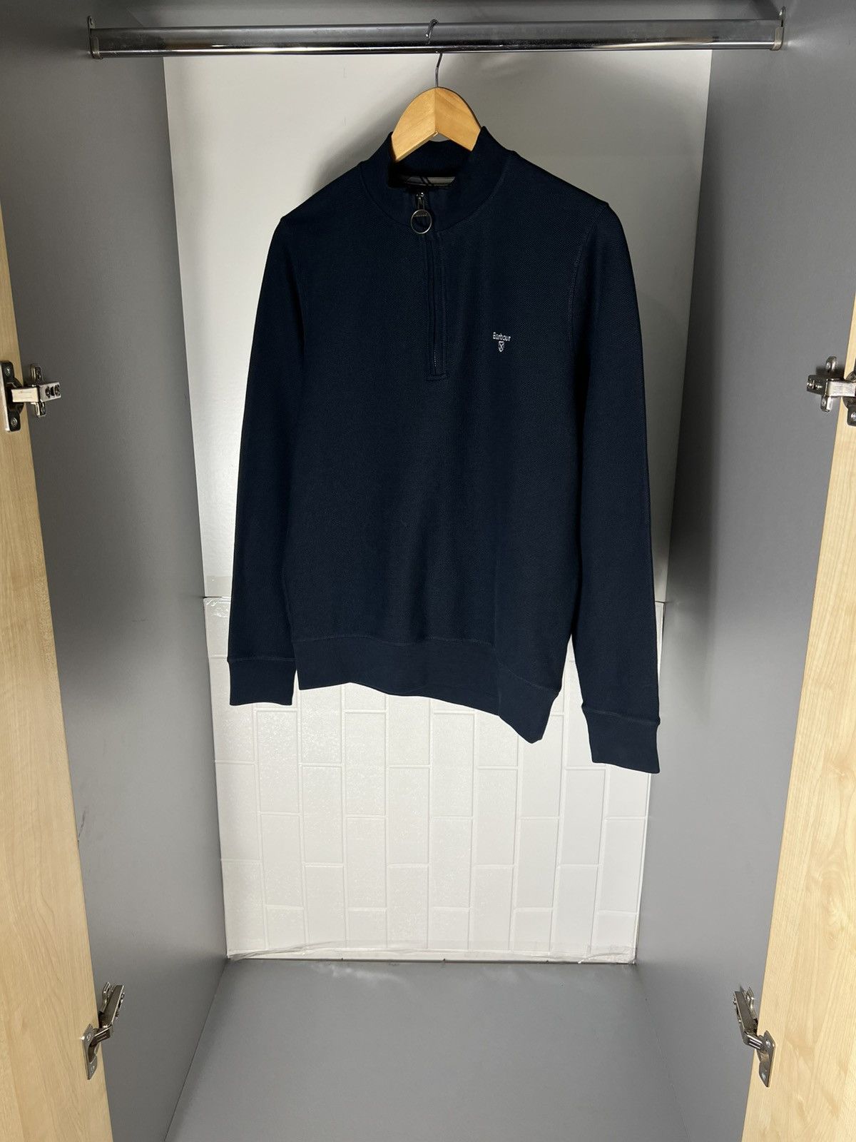 Barbour VINTAGE BARBOUR INTERNATIONAL 1/3 ZIP SWEATER CASUAL Y2K 90s Size US M / EU 48-50 / 2 - 8 Thumbnail