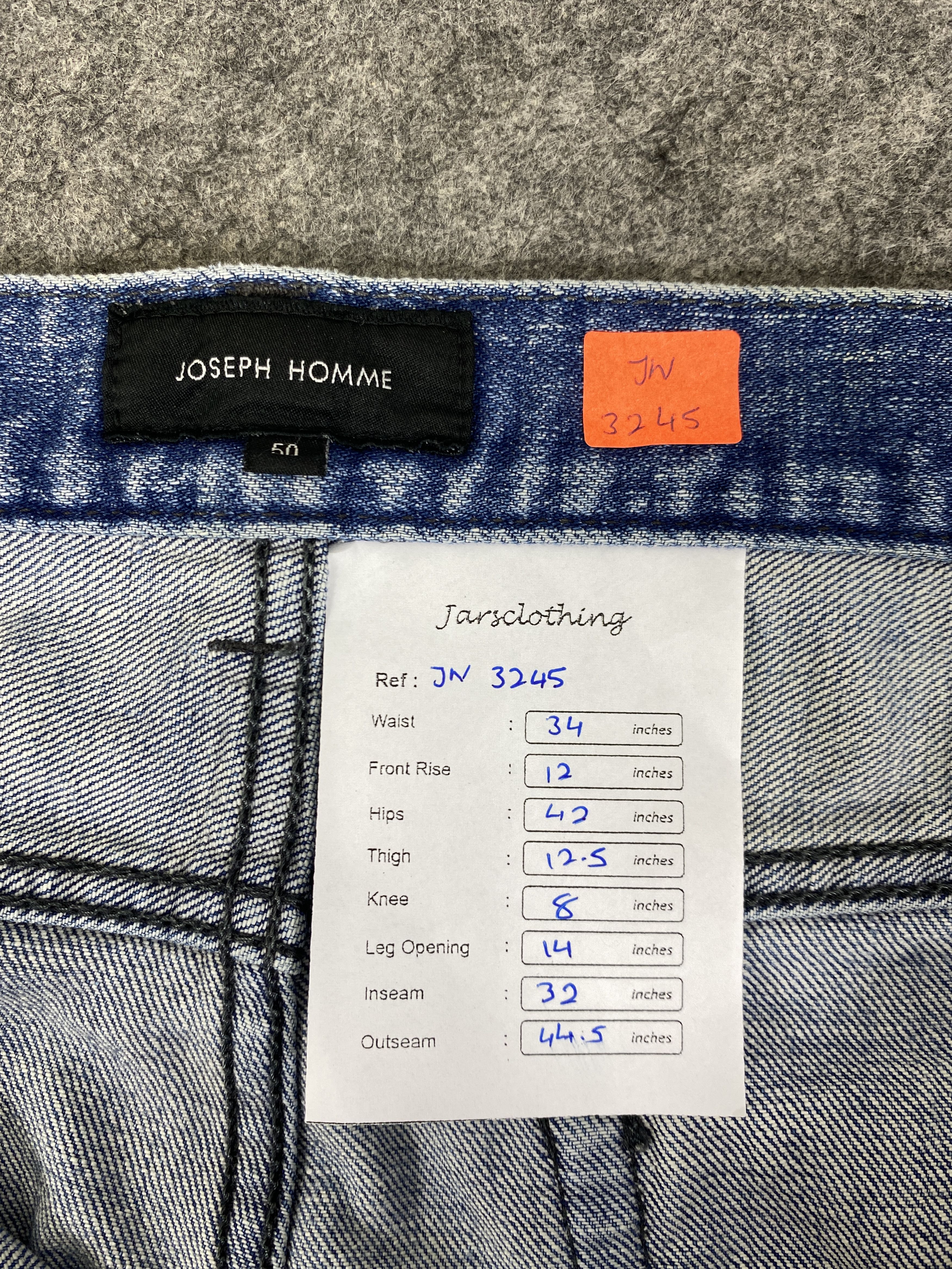 Japanese Brand Redline Faded Blue Joseph Homme Jeans 34x32 - JN3245 Size US 34 / EU 50 - 8 Thumbnail