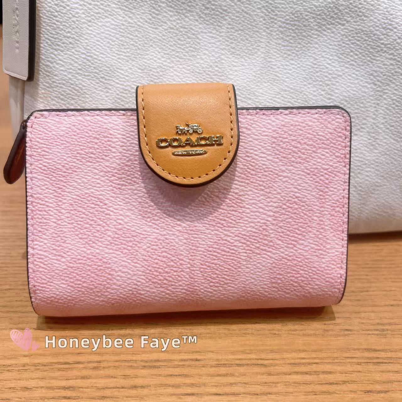 Coach Medium Corner Zip Wallet In Signature Canvas CEC29 Size ONE SIZE - 5 Thumbnail