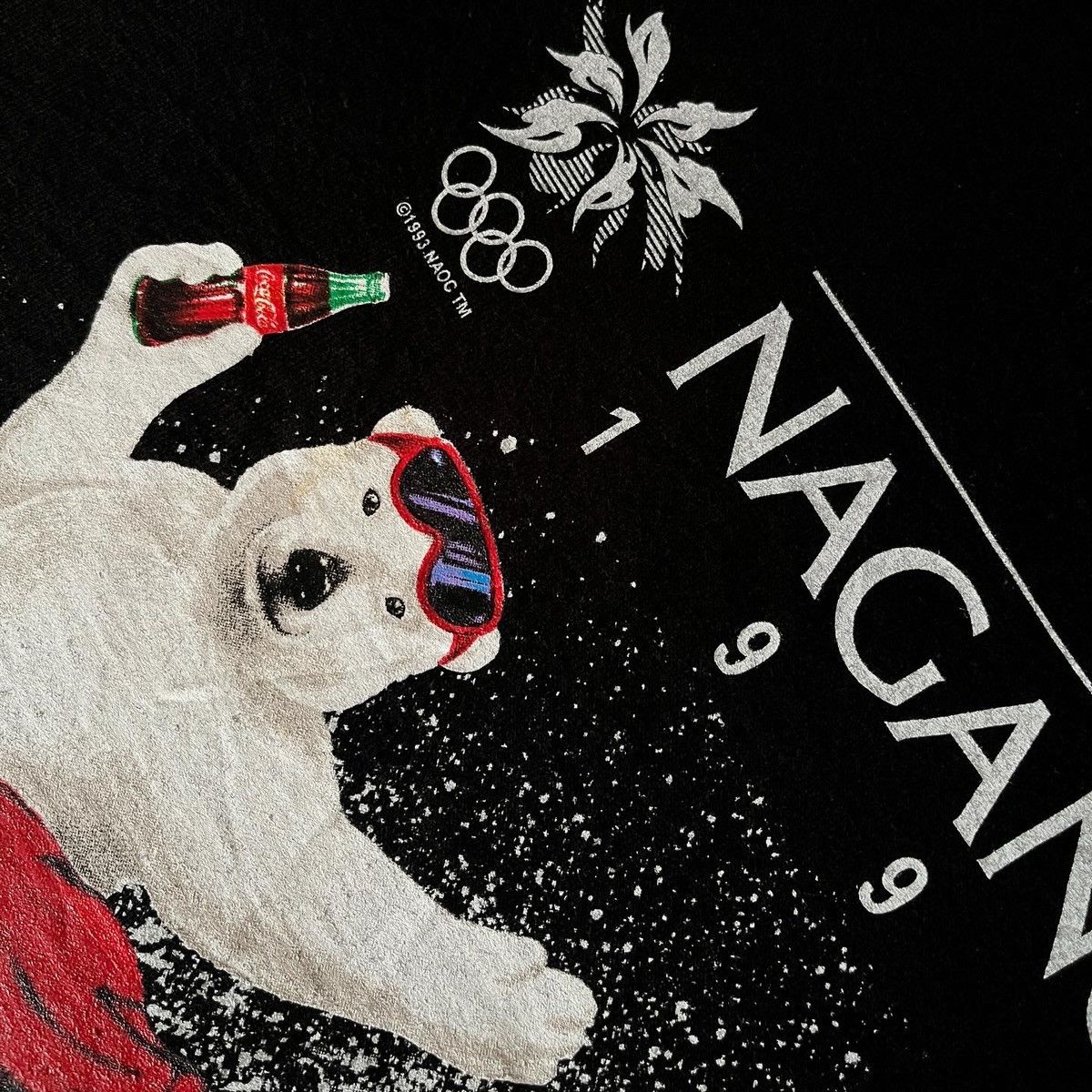 Mizuno × USA Olympics × Vintage Vintage Olympics Nagano 1998 Big Logo Tshirt Size US L / EU 52-54 / 3 - 4 Thumbnail