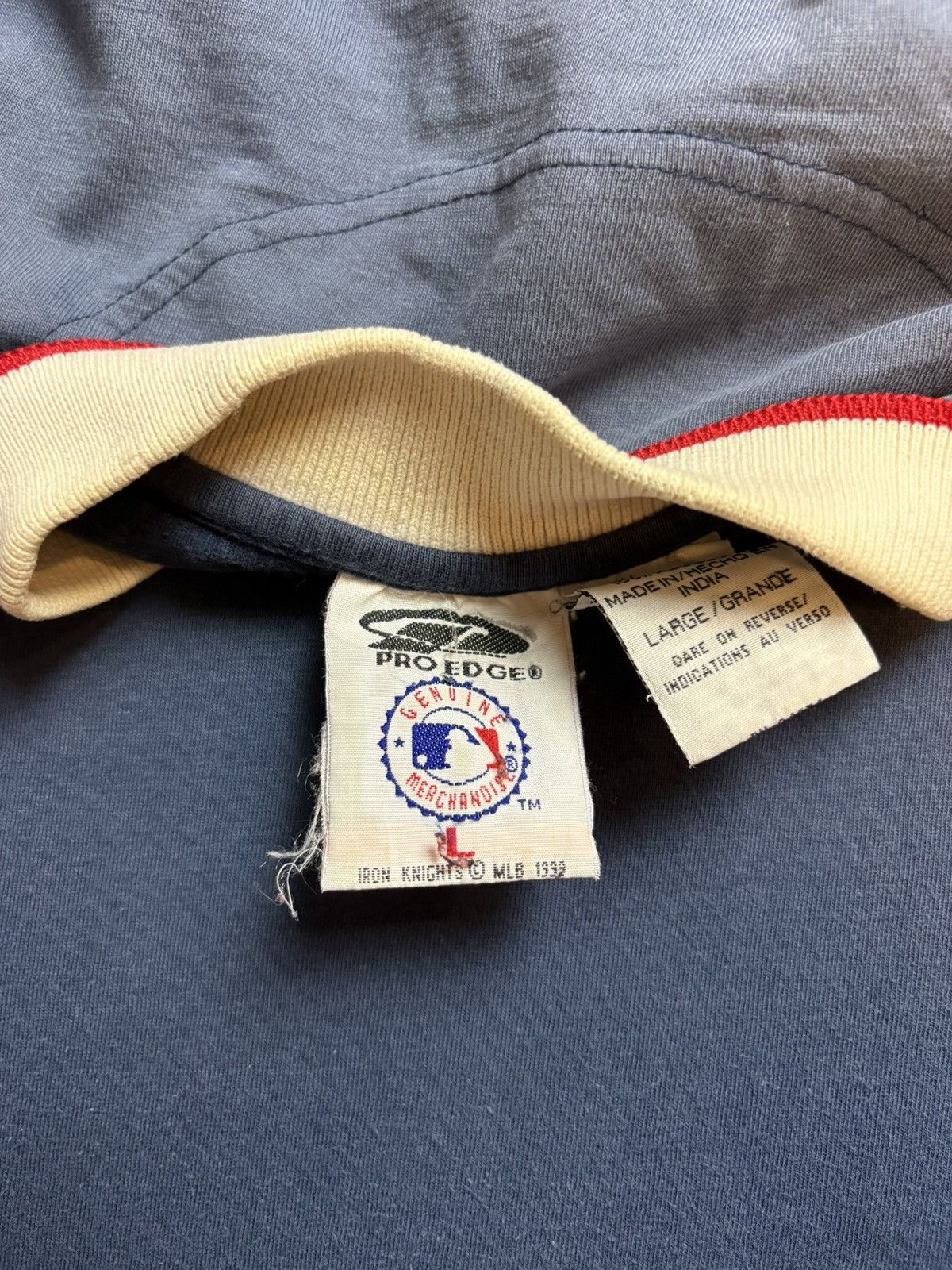 MLB Vintage MLB Cleveland Indians Polo Shirt Large Size US L / EU 52-54 / 3 - 3 Thumbnail