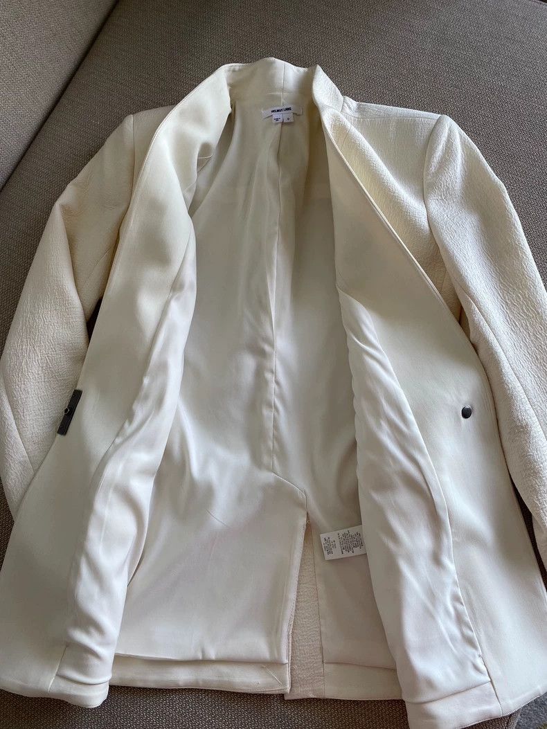 Helmut Lang Helmut Lang size 0Embossed WOOL SUIT COAT 2501-Nextarrow Size XS / US 0-2 / IT 36-38 - 7 Thumbnail