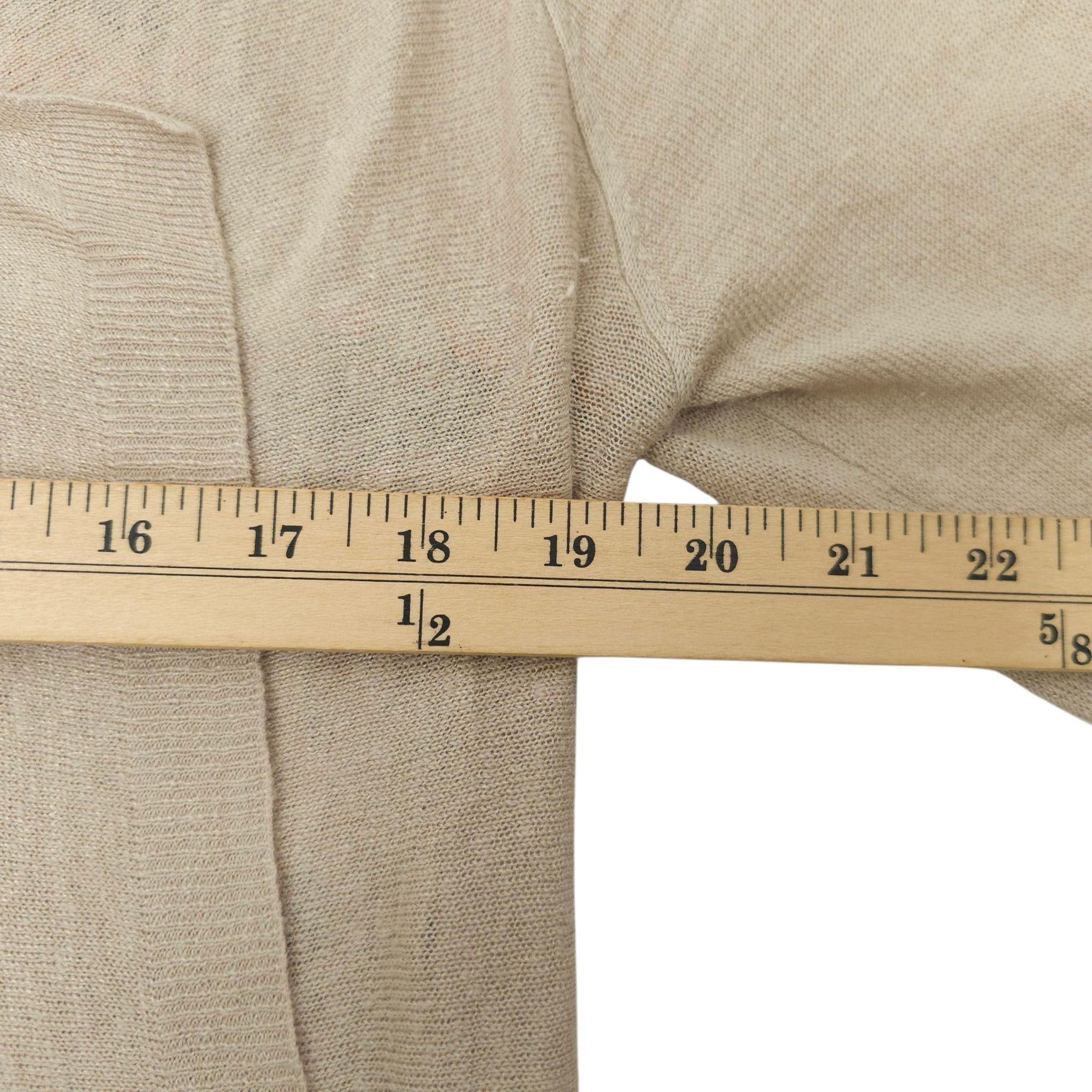 Chicos Chicos Open Front Cardigan Womens Size 1 US M/8 Sweater Tan Size M / US 6-8 / IT 42-44 - 17 Thumbnail