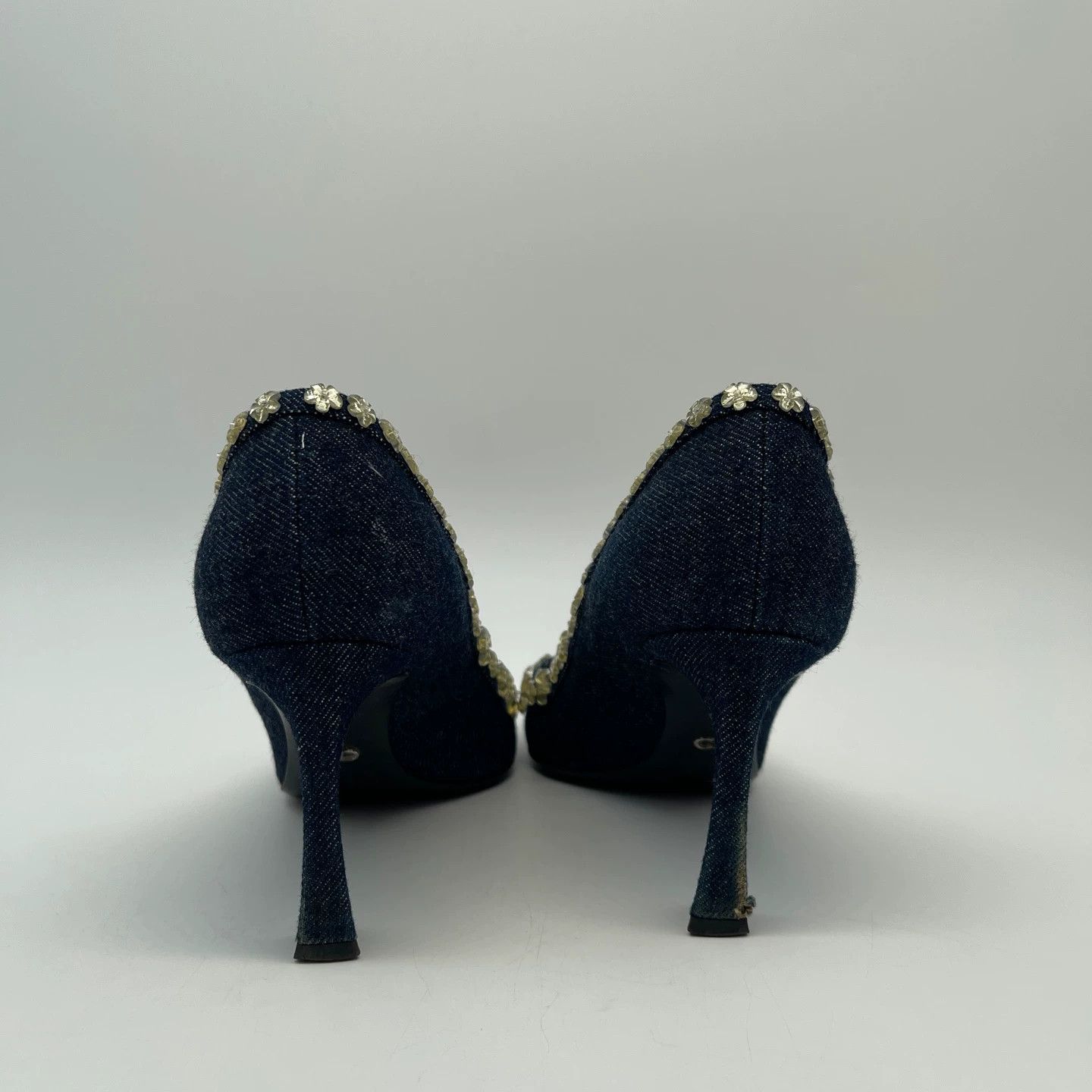 Dior Dior Rhinestone High Heels Women's 35 Size US 4.5 / IT 34.5 - 3 Thumbnail