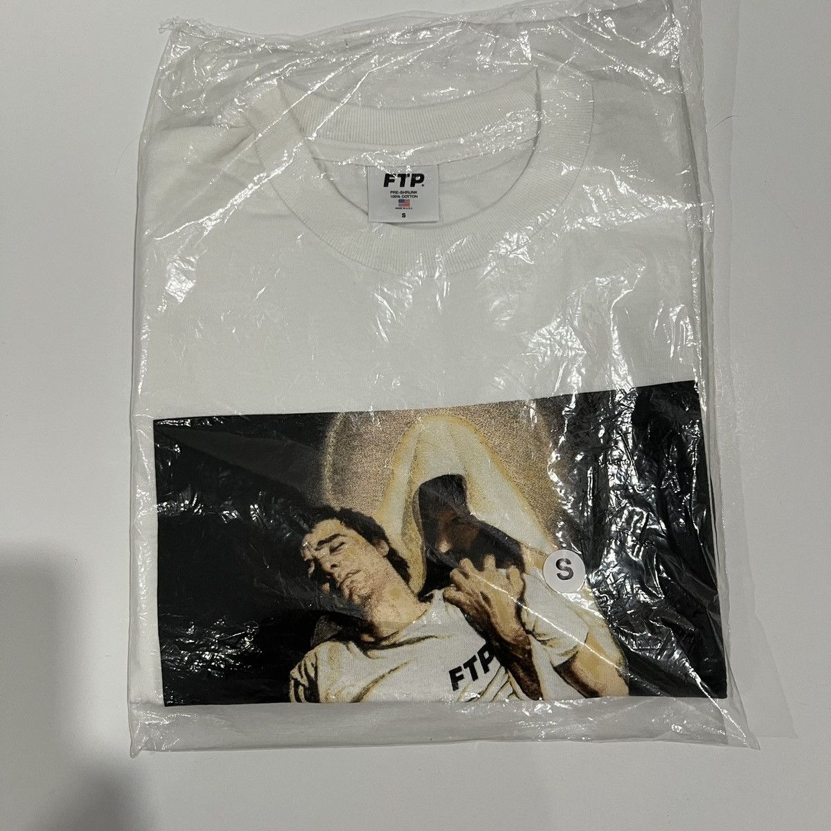 Fuck The Population FTP Forgiven Jesus T-Shirt SMALL White Size US S / EU 44-46 / 1 - 2 Thumbnail