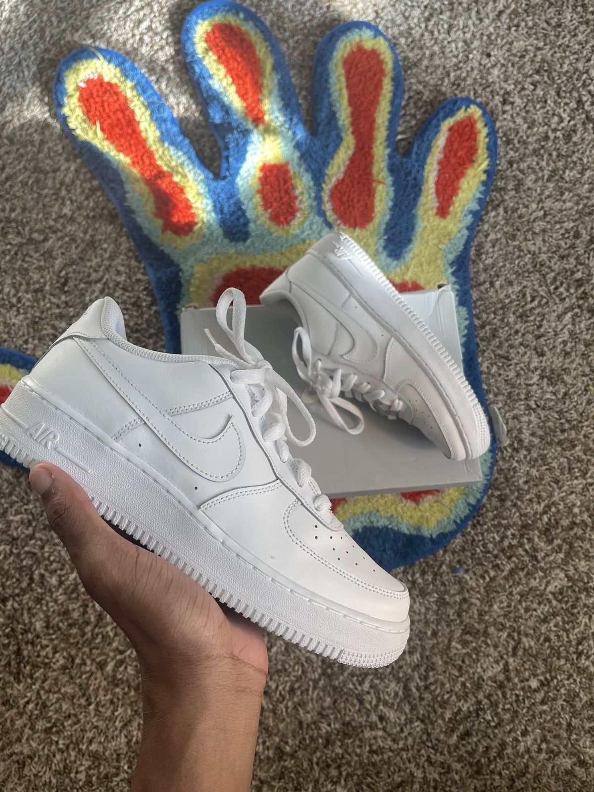 Nike Nike Air Force 1 Low GS “White” Size US 7 / EU 40 - 1 Thumbnail