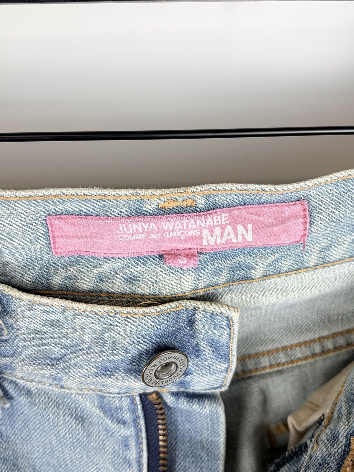 Junya Watanabe AW04 Junya Watanabe Distressed Crash Denim Jeans Thrashed Size US 28 / EU 44 - 8 Thumbnail