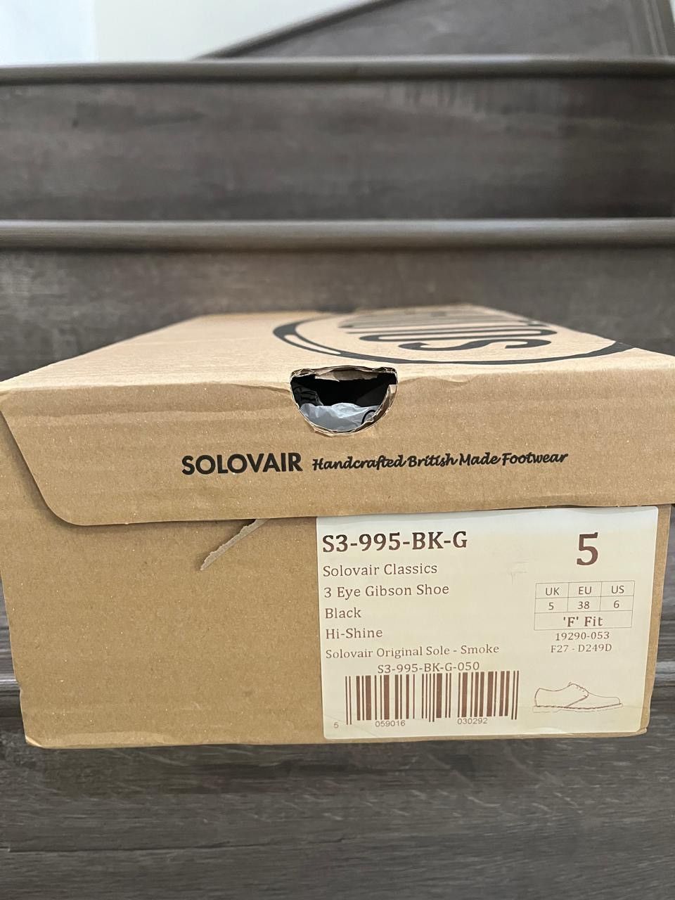 Solovair Solovair Gibson Black Size US 5 / EU 37 - 5 Thumbnail