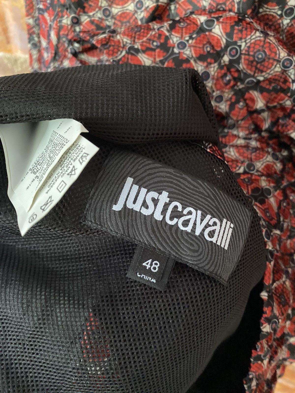 Just Cavalli 🔥 SS16 Leopard psychedelic Ligtht bomber Jacket Size US S / EU 44-46 / 1 - 12 Thumbnail