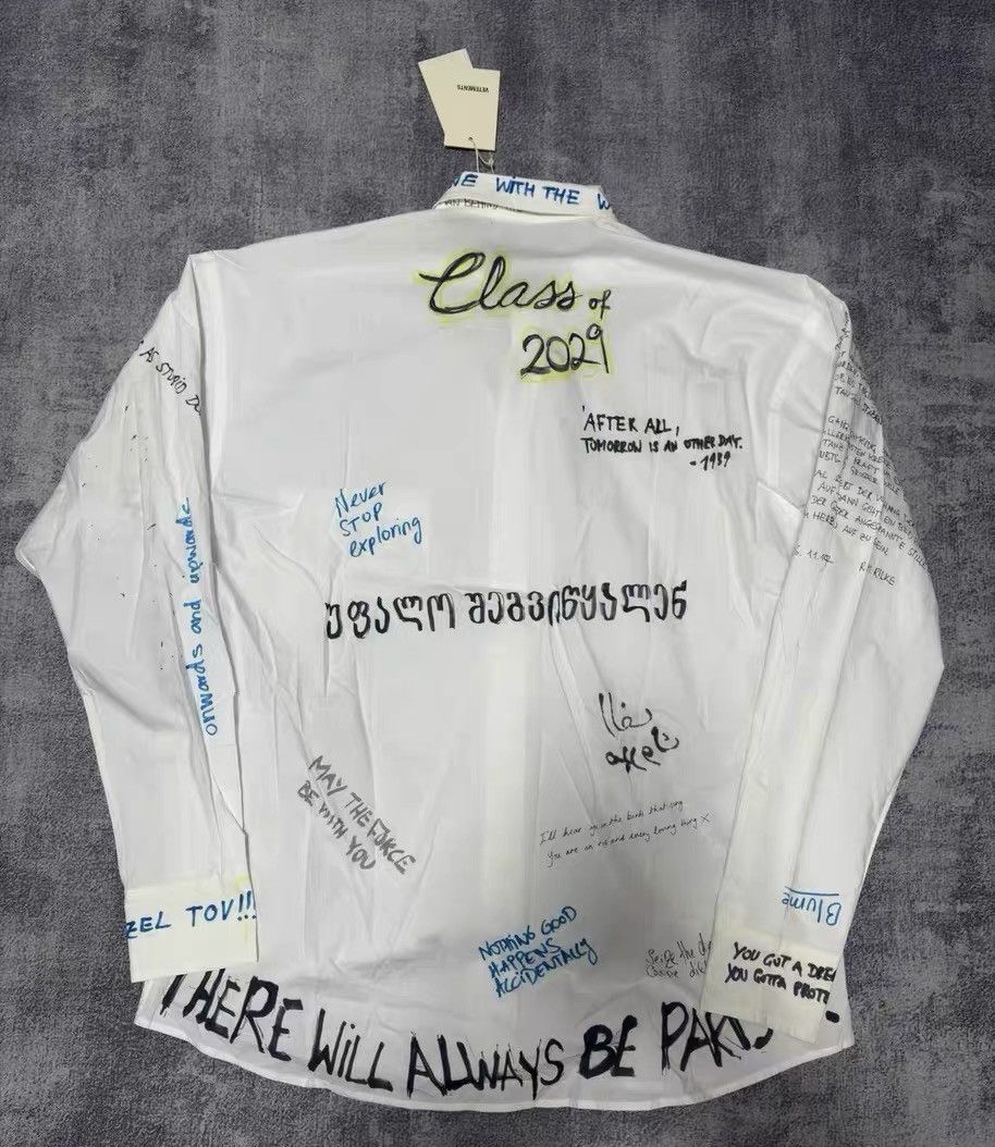 Vetements Vetements 19SS Graffiti Shirt Size US M / EU 48-50 / 2 - 2 Thumbnail