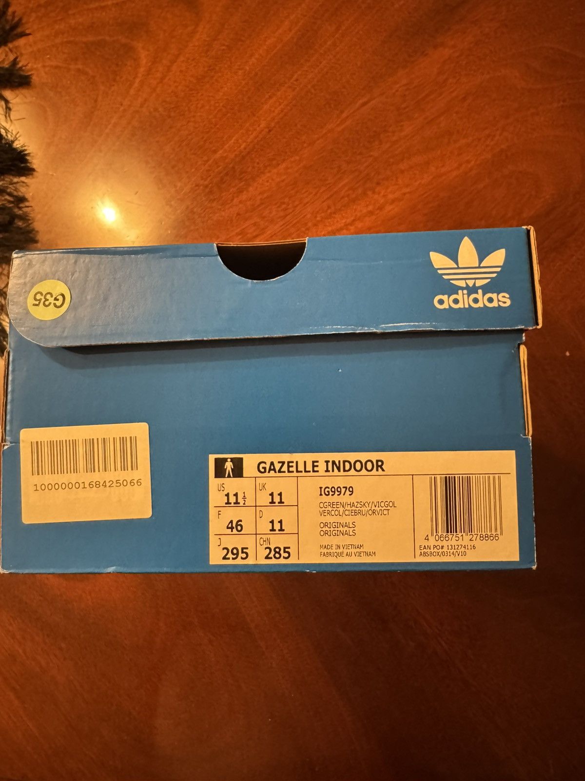 Adidas Adidas Gazelle Collegiate Green Hazy Sky 11.5 Size US 11.5 / EU 44-45 - 6 Thumbnail