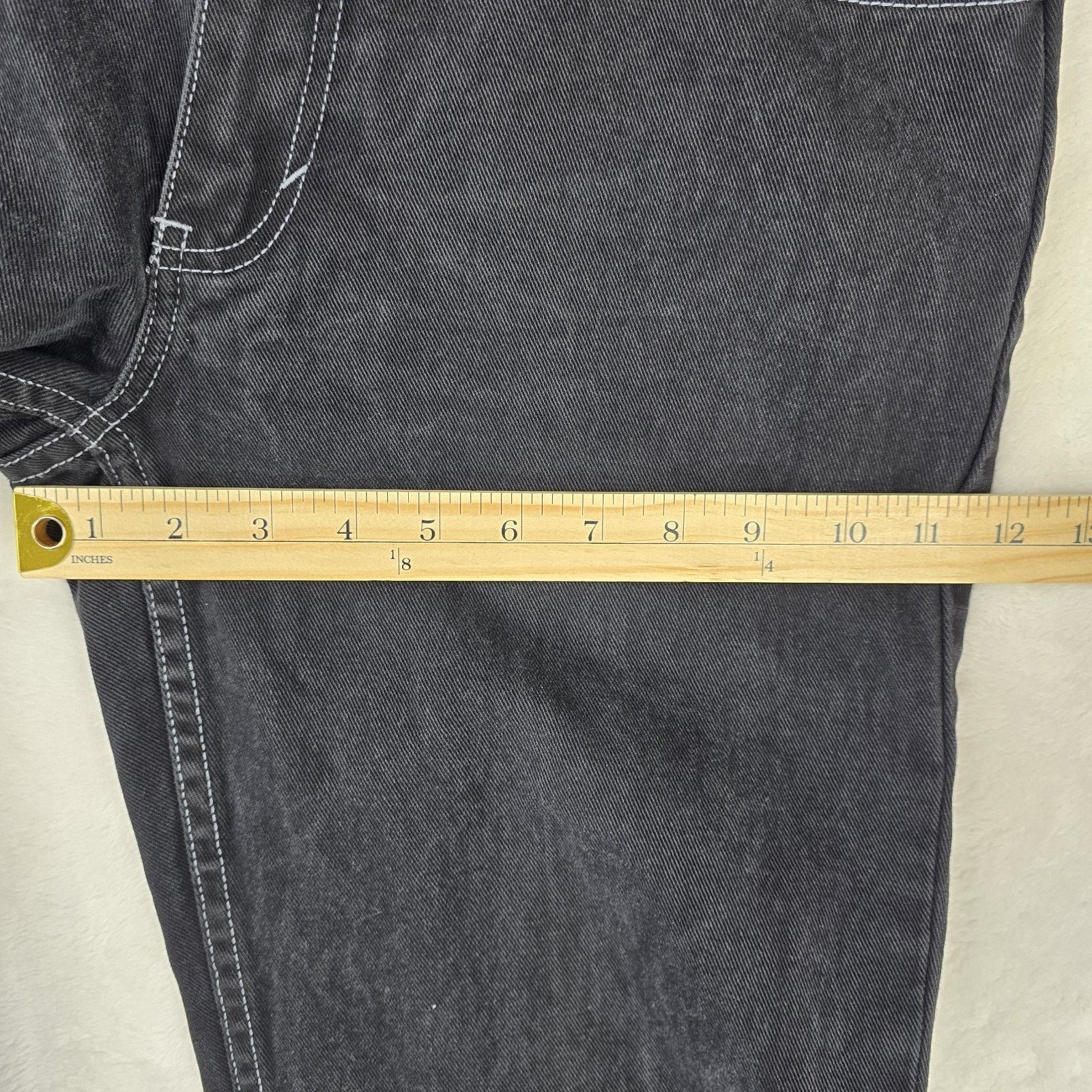 Fubu Vtg Fubu Women's Jeans Size 11/12 Black Denim 30x31 Y2K Size 34" / US 12 / IT 48 - 14 Thumbnail