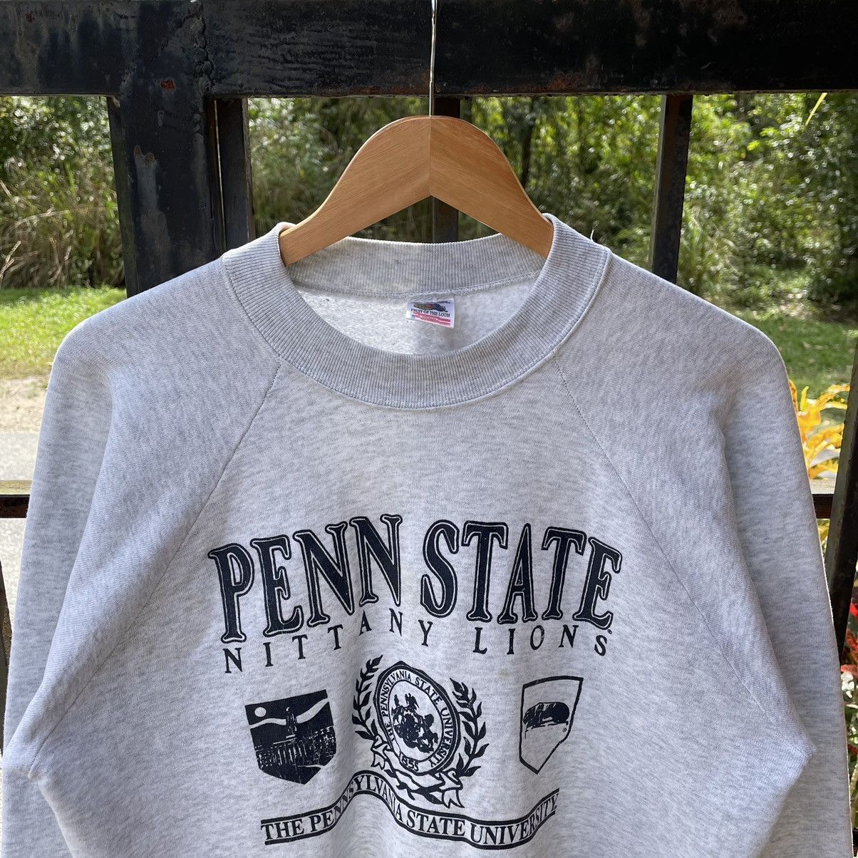 Fruit Of The Loom × Vintage 🔥Vintage Penn State University Big Logo Sweatshirts Size US M / EU 48-50 / 2 - 3 Thumbnail